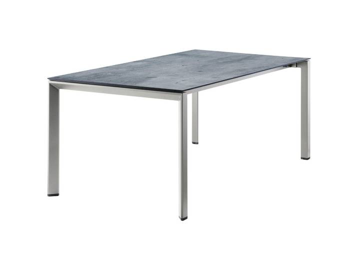 Sieger Gartentischplatte, Grau, Kunststoff, rechteckig, 100x1.2x180 cm, Gartenmöbel, Gartentisch, Tischsysteme Outdoor, Gartentischplatte