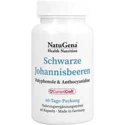 Schwarze Johannisbeeren 500 mg + Polyphenole Vegan 60 ST