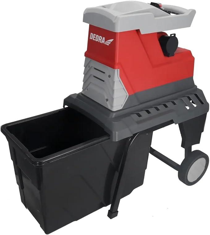 Gartenhäcksler Elektro-Messerhäcksler Starke 2800W, abststärke bis 45mm, 55 L Auffangbeutel, 2950 U/Min, Zerkleinerer und Kompostmühlen - größere Stärke und Wirksamkeit der Kilometerleistung
