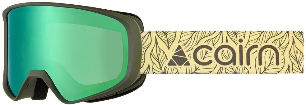 Cairn  - Glide Pure Mat Lime Khaki - Masque de Ski