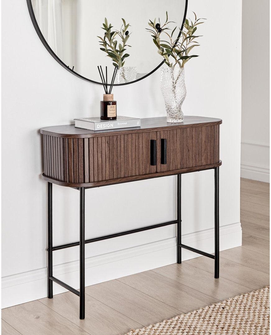 Borough Wharf Annewil 80 cm W Console Table Brown 7cm H X 80cm W X 30cm D