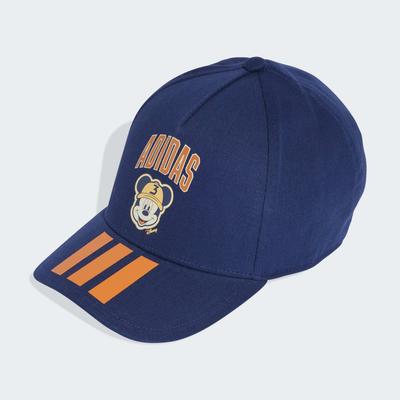 Beanie ADIDAS PERFORMANCE "ADIDAS DISNEY MICKY MAUS", Jungen, dunkelblau, semi ice tangerine, Obermaterial: 100% Baumwolle, Mützen Beanie