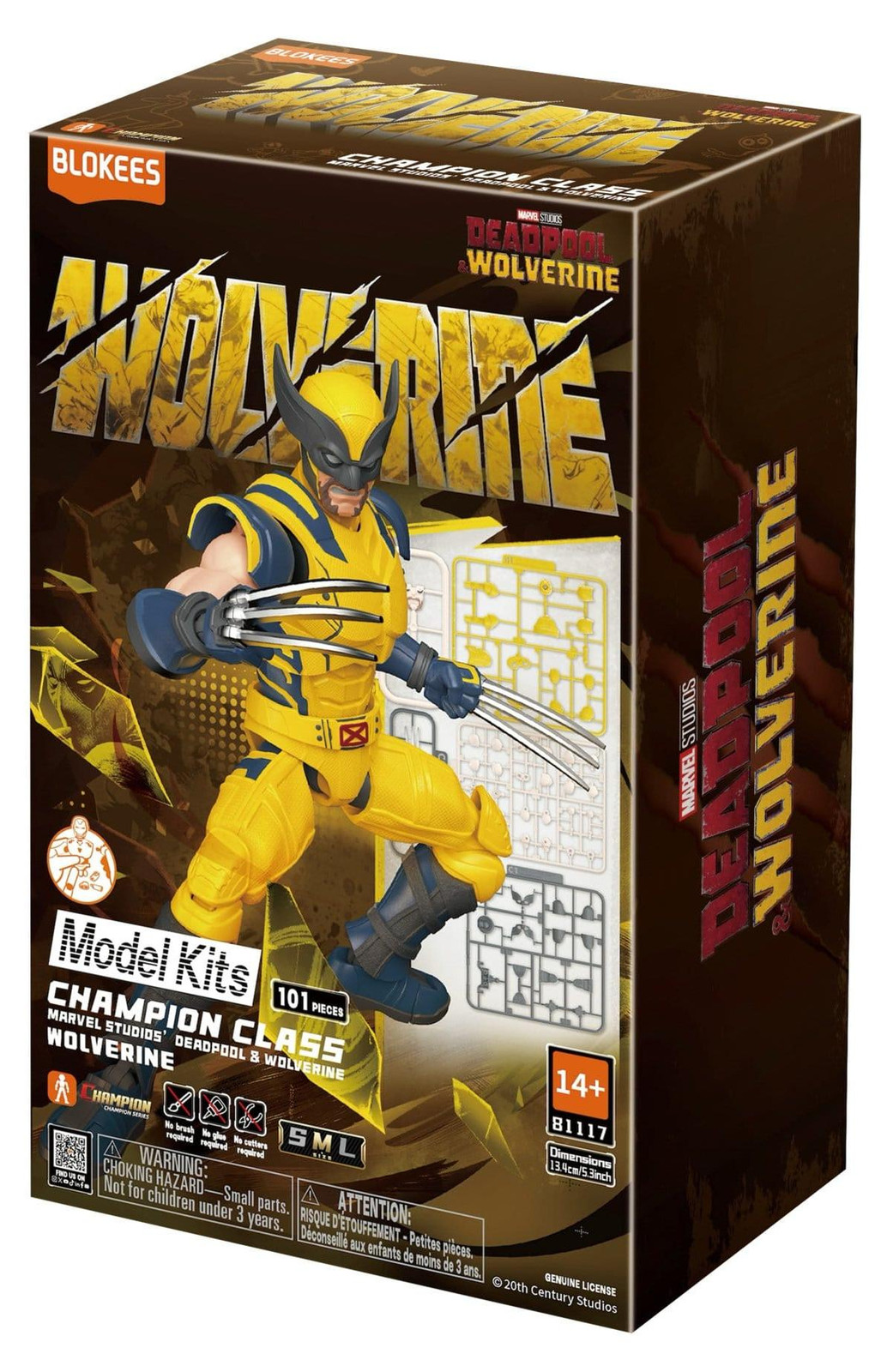 Blokees Bouwmodel Marvel Deadpool & Wolverine - Wolverine 13,4 cm