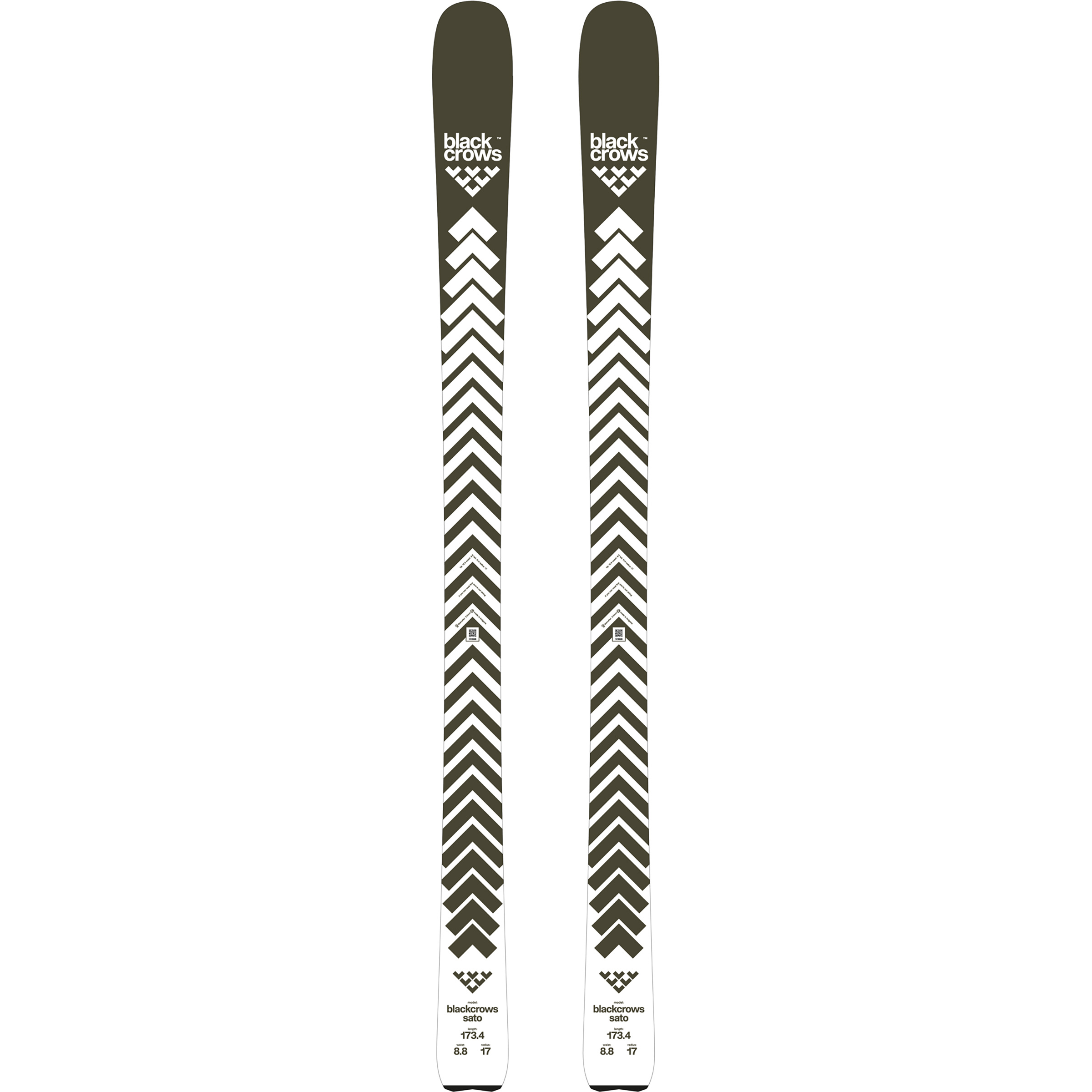 Black Crows Sato Freerideski 26/27 Ski oliv Größe 173CM Freeride