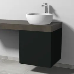 Sanipa Waschtischunterschrank „2morrow“ 500 × 510 × 520 mm in Vulkan (matt)