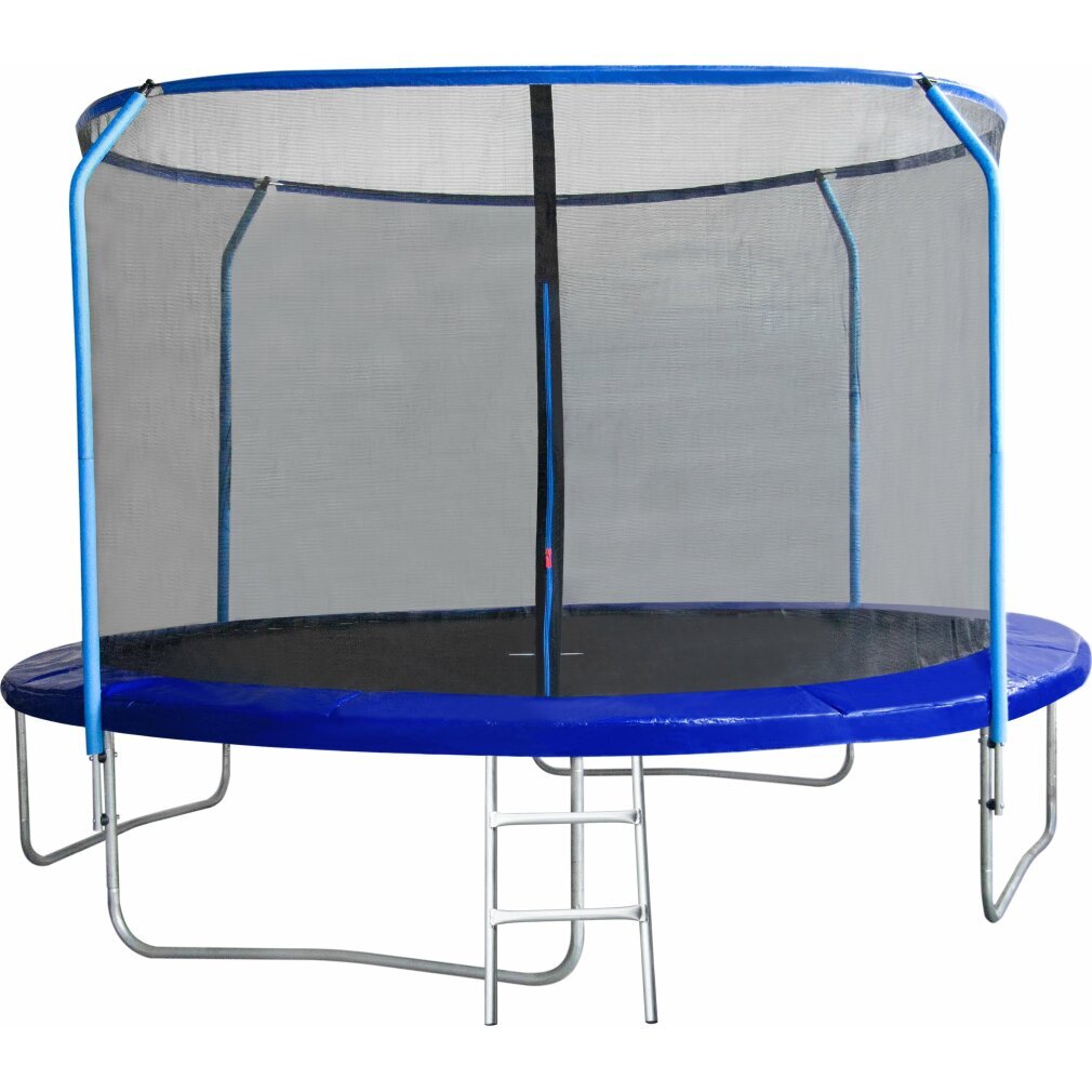 PIXINO Trampolin Sport 305 cm mit Sicherheitsnetz und Leiter