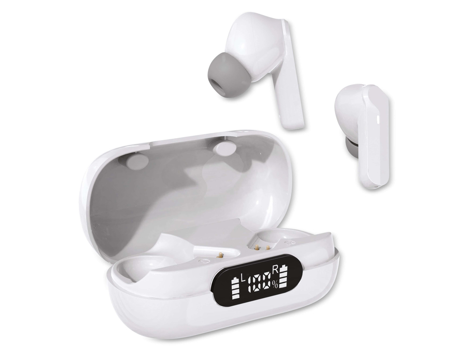 Denver TWE-40 True Wireless Stereo TWS hoofdtelefoon wit