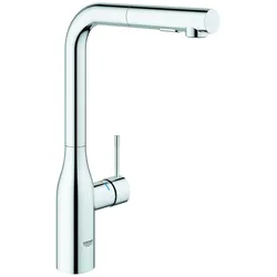 GROHE Küchenarmatur Essence 30504 herausziehbare Spülbrause chrom, 30504000 30504000