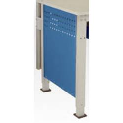 Manuflex LZ3340.7035 ESD Seitenblende 800er, (592x628) für Ergo/Spezial RAL7035 lichtgrau leitfähig Lichtgrau