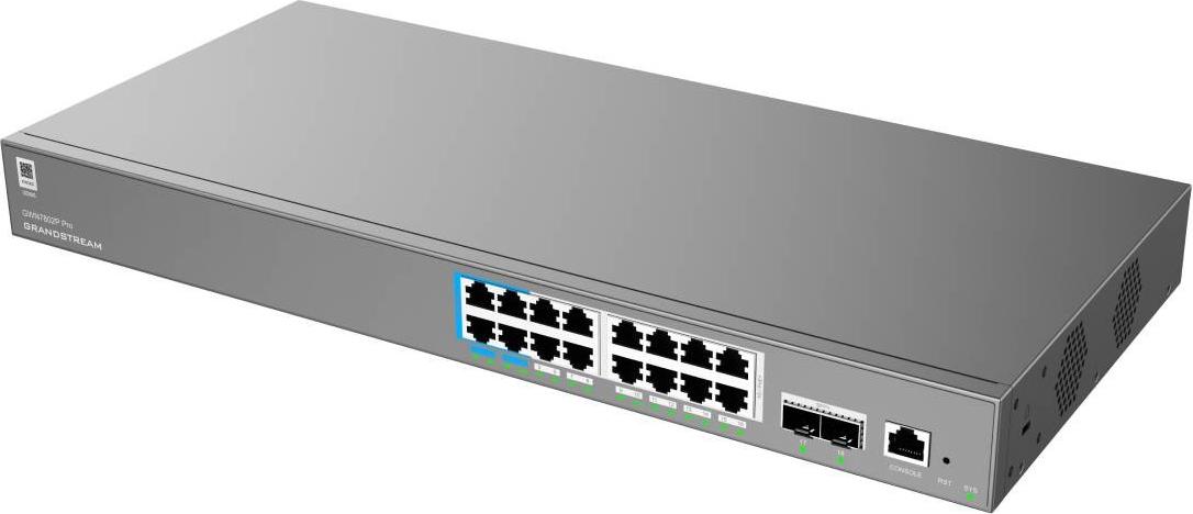 Grandstream GWN7800 Series - Switch - L2+ - managed - 16 x 10/100/1000 (PoE+)