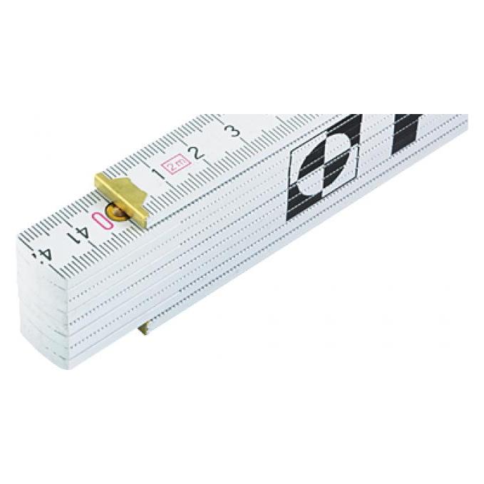 PRO Bike Gear Klappbarer Holzmassstab ohne Beschläge mit Winkelmesser 2m Typ B7 (3-01-04-26-012) (2 m) (3-01-04-26-012)