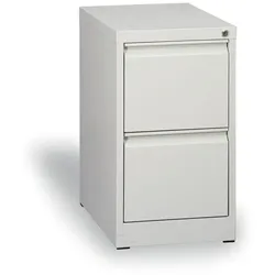Metall-Hängeregisterschrank A4, 2 Schüben, grau