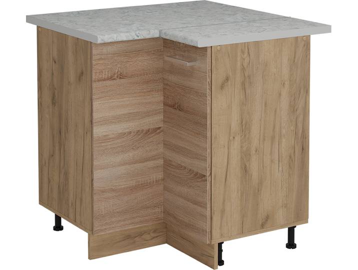 Eckunterschrank Vicco R-Line Sonoma 75.6 cm AP Marmor, Model 53558