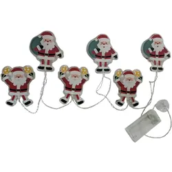 FHS LED-Fensterbild Santa 6er
