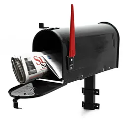 Helloshop26 - US-Briefkasten amerikanisches Design schwarz Wandmontage Einheit 16_0000334