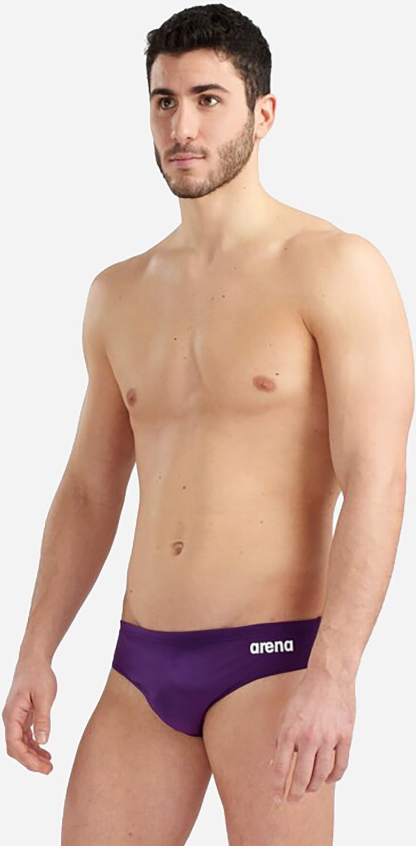 Arena Team Solid M - Slip Piscina - Uomo - Viola 50