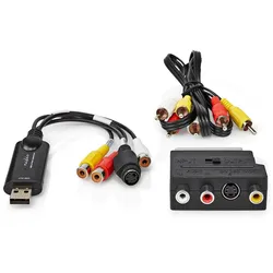 Nedis Video Grabber - USB 2.0 - 480p - A/V-Kabel / Scart