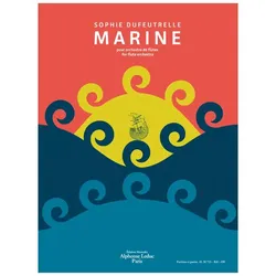 Marine pour orchestre de flûtes partition et parties, Fachbücher von Sophie Dufeutrelle