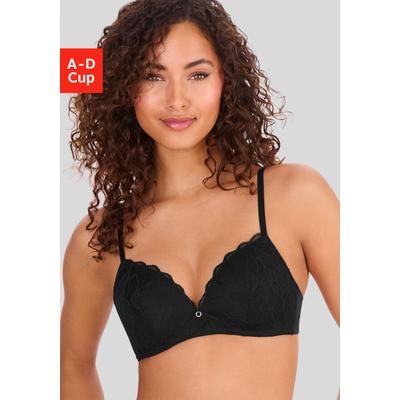 LASCANA "Alicia" ohne Bügel mit feiner Spitze mit Blättermotiv, Dessous