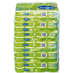 alouette Toilettenpapier »Recycling« 3-lagig - (9 Pack à 8 Rollen) 72 Rollen gesamt weiß