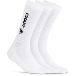 3er Pack CRAFT Progress Indoor Socken 900000 - white 34-36