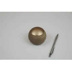 Tisch-Fernbedienung CASAMBI LEPUK EVOLUTION, Ballform, Touch + Kippen, 1-4 Kanal, Tunable White + Dimmen, Eiche / Gold ARD-808705