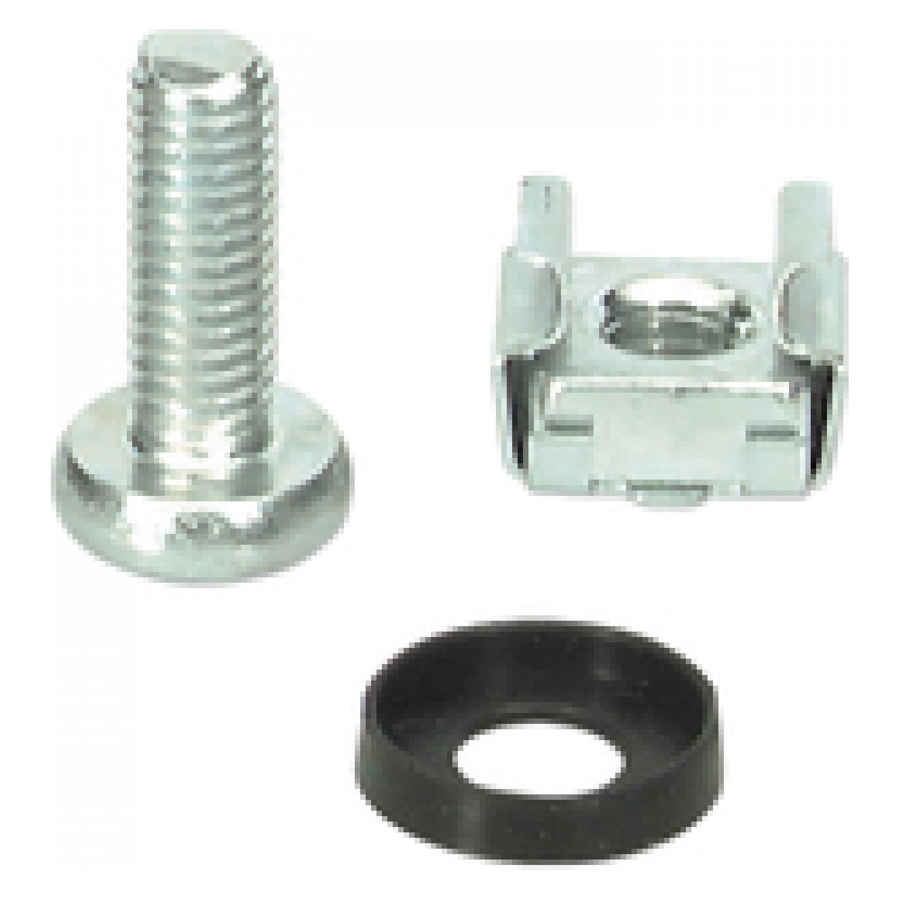 EFB Elektronik Käfigmuttern-Set 50 x M6, komplett Käfigmuttern-Set bestehend aus jeweils 50 x Käfigmutter M6 50 x U (M6) (691100HQ)