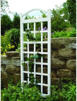 "DuraTrel Cambridge 28"" X 76"" White Vinyl Trellis"