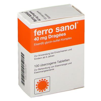 Ferro Sanol überzogene Tabletten 100 St Überzogene
