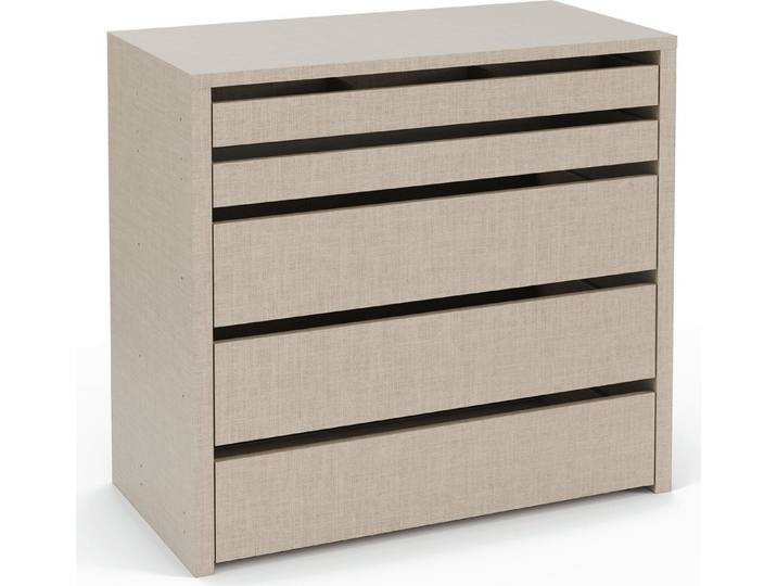 rauch Schubladeneinsatz Zubehör für Rauch-Schränke Garderobe Kleiderschrank Schrank (Inkl. Schubladeninneneinteilung in oberster Schublade), mit 5 Schubladen, Breite 88 cm, Tiefe 45 cm, MADE IN GERMANY