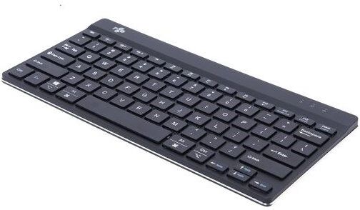 R-Go Kompakt Ergonomisk Trådløst Tastatur, Sort