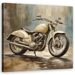 WANDBILD motorrad retro vintage