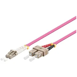Delock Kabel Lichtwellenleiter LC / SC Multimode OM4 (10 m), Netzwerkkabel