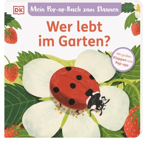 Sandra Grimm - Mein Pop-up-Buch zum Staunen. Wer lebt im Garten?: Natur-Bilderbuch mit Klappen und Pop-ups. Natur entdecken mit bezaubernden Bildern und Reimen. Für Kinder ab 2 Jahren - Preis vom 09.10.2026 07:28:09 h