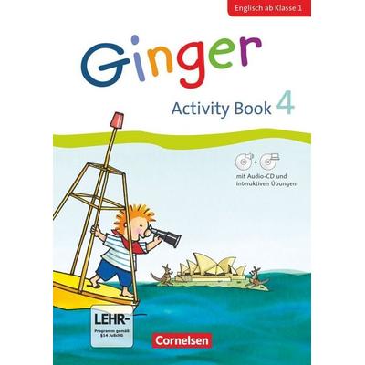 Ginger - Lehr- und Lernmaterial für den früh beginnenden Englischunterricht - Early Start Edition - Ausgabe 2016 - 4. Schuljahr, Taschenbuch von