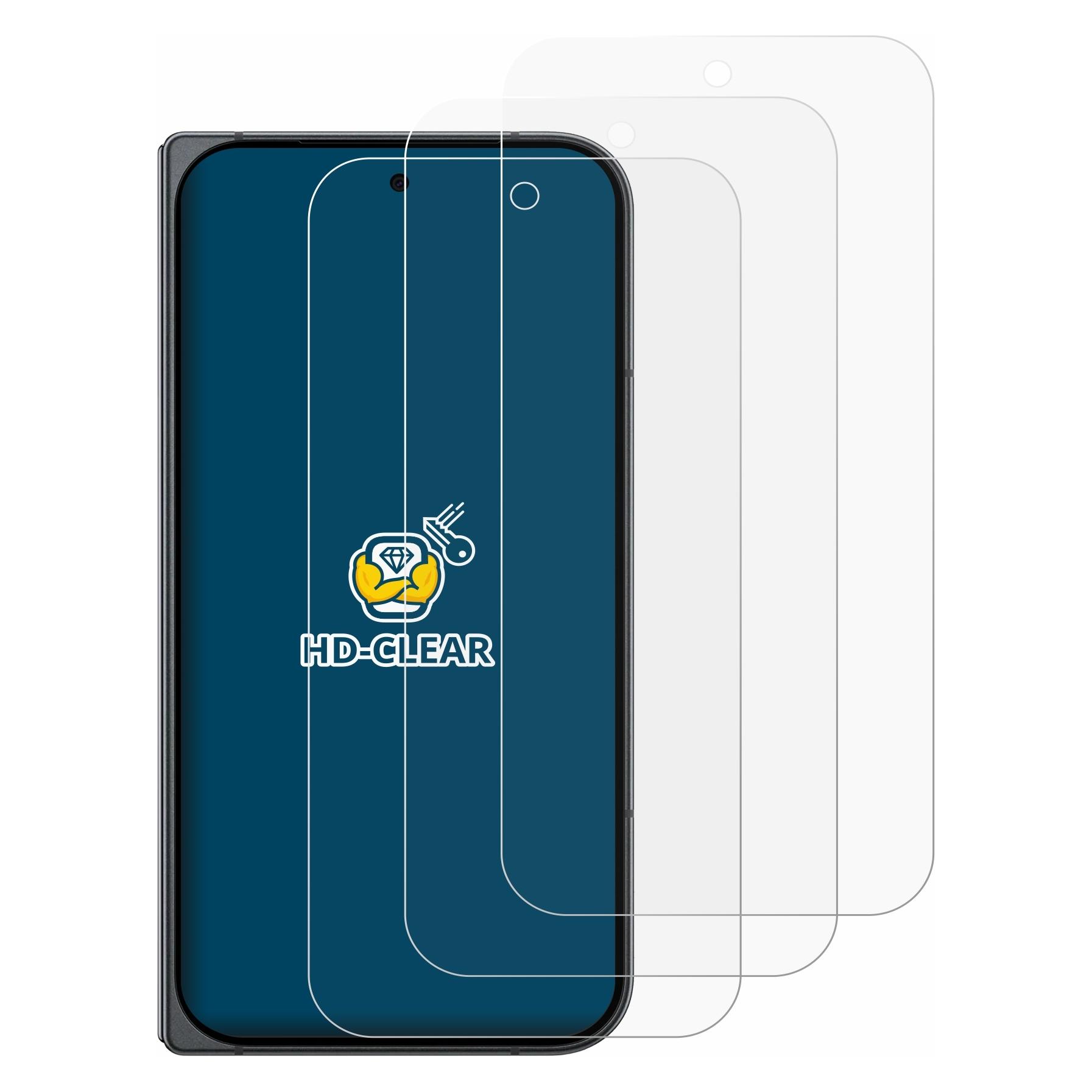 Brotect Schutzfolie für Google Pixel 11 Pro Fold Displayschutz Displayschutzfolie Folie Klar Transparent (6 Stk., Google Pixel 11 Pro Fold) (4264292)