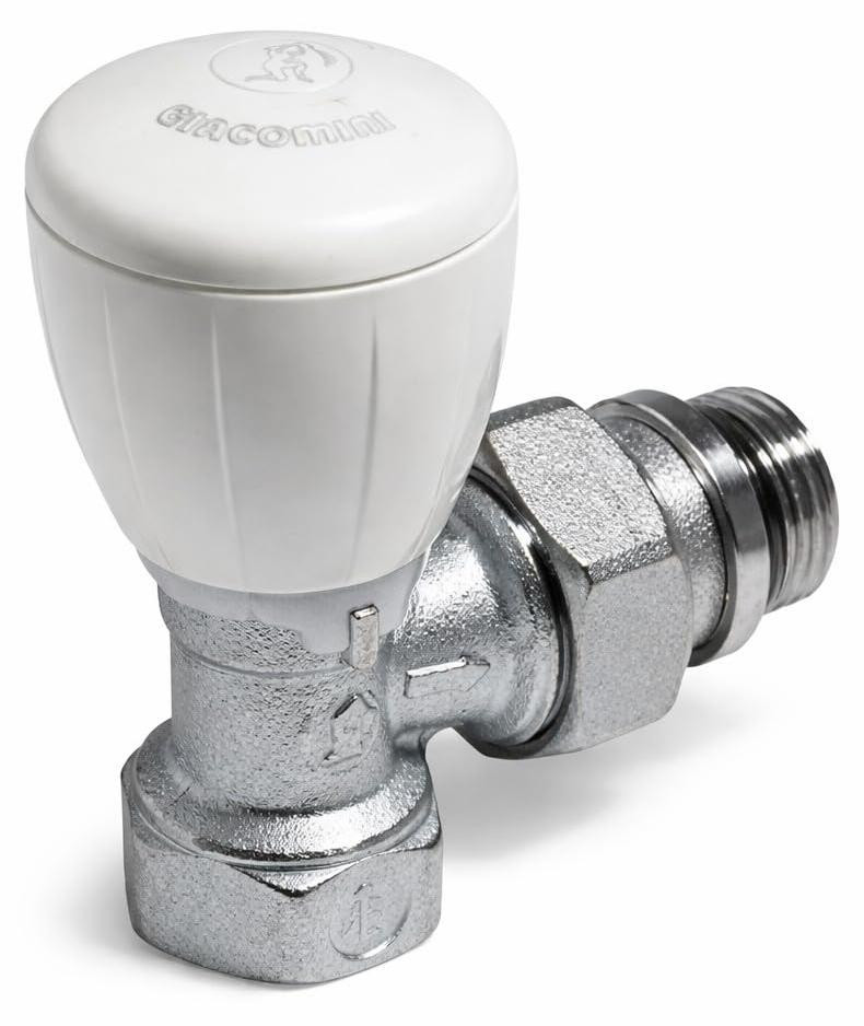 Giacomini R421X132 Thermostatische radiatorkraan hoekmodel 3/8''