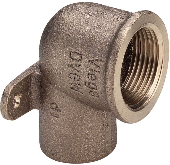 Viega Wandscheibe  15 mm x 1/2" Rp, Rotguss