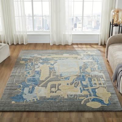 Katie Merz Studio Glyphs Abstract Handcrafted Wool Area Rug