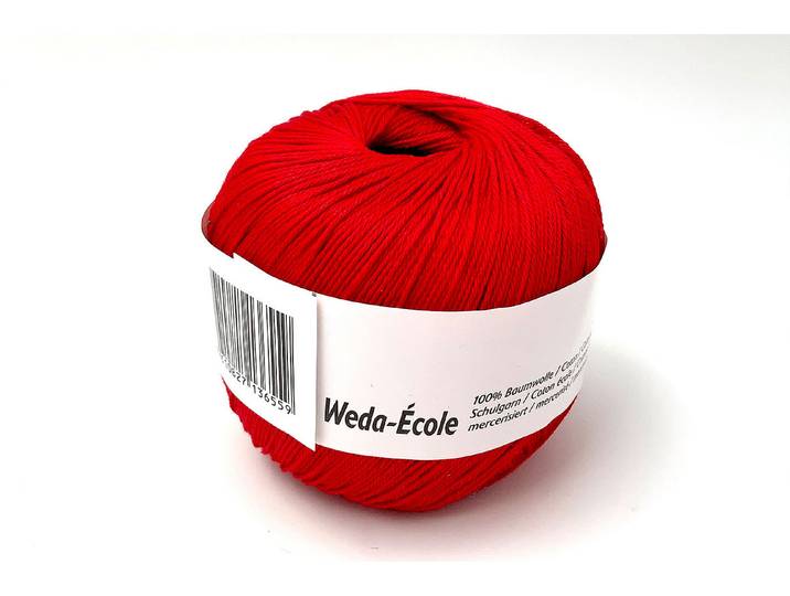 Sommer Weda Ecole Schulgarn 183 Rot 50 g