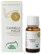ALTA NATURA-INALME Srl Essentia Olio Essenziale Cannella Foglie 10 ml - Olio Essenziale Puro al 100%