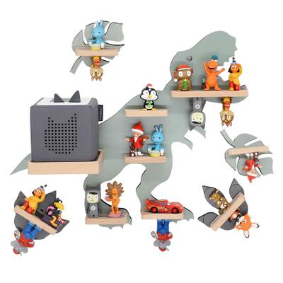 Wandregal BOARTI "Regal Dinosaurier Kinder Toniebox Tonies Figuren", grün, B:53cm T:19cm, Regale, Wandregal