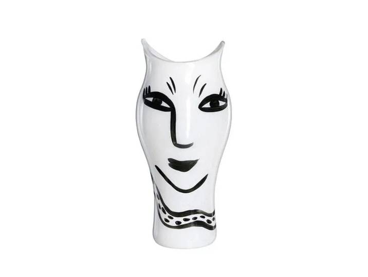Kosta Boda Open Minds Vase Weiß