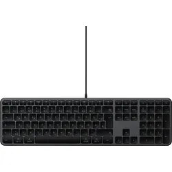 ST-KULX3C-DE - Tastatur, USB-A/C, schwarz, DE