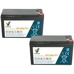 Voltrana Treppenlift-Akku 24V 2 x 12V 9Ah AGM