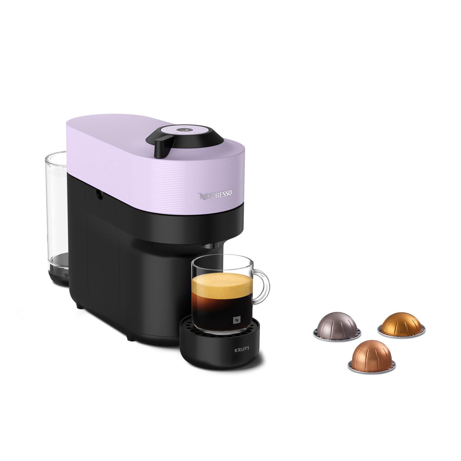 Nespresso Kaffeekapselmaschine Krups XN9206 Vertuo Pop Lila XN9206F0