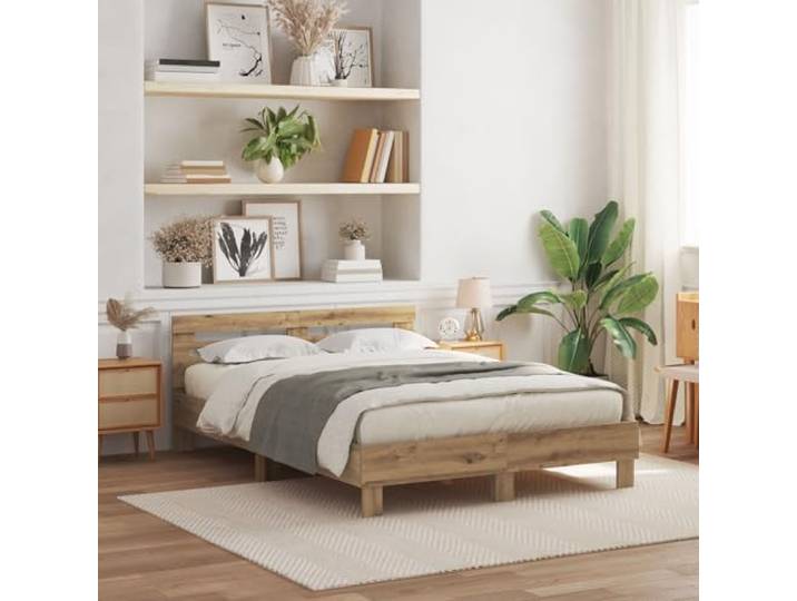 SKTQYQO Bettgestell aus Eichenholz, handgefertigt, aus Holz, für Hotels und Arbeitszimmer
