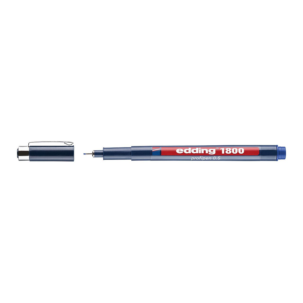 edding 1800 Fineliner blau 0,5 mm, 1 St.