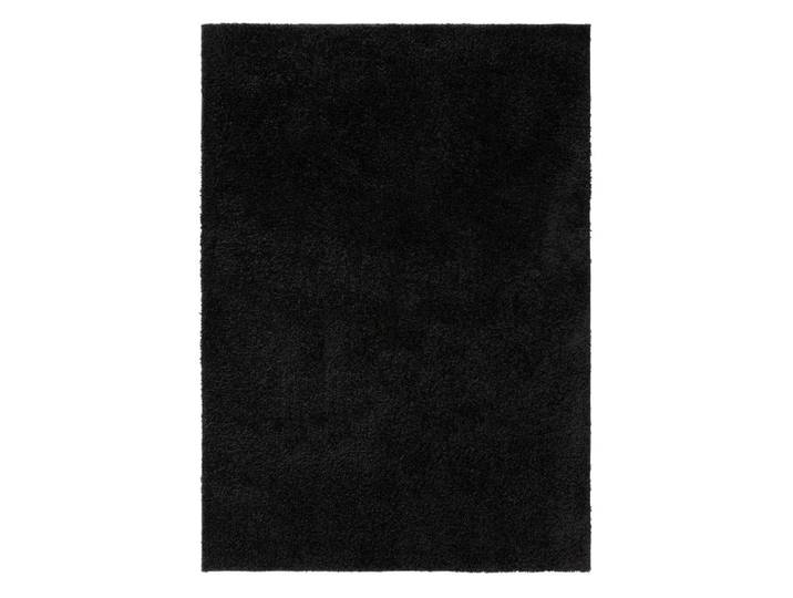 benuta Hochflorteppich Soho Schwarz 120x170 cm, Kunststoff, Rechteckig, 120x170 cm, pflegeleicht, Teppiche und Böden, Teppiche, Hochflorteppiche & Shaggys