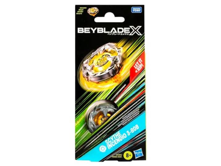 Beyblade X Scythe Fire 3-80B Top Booster Pack Set